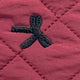 Red Quilted with Bows